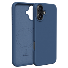 Etteri Silicone MagSafe-kompatibilis tok iPhone 16 - sötétkék tok és táska