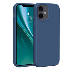 Etteri Silicone tok iPhone 12/12 Pro - sötétkék tok és táska