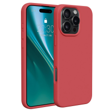 Etteri Silicone tok iPhone 16 Pro Max - málnapiros tok és táska