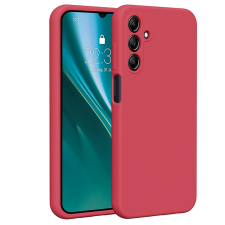 Etteri Silicone tok Samsung Galaxy A15 4G/5G - málnapiros tok és táska