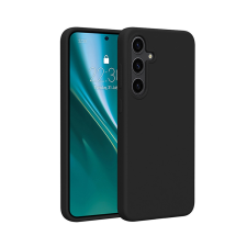 Etteri Silicone tok Samsung Galaxy S25 Plus - fekete tok és táska