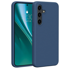 Etteri Silicone tok Samsung Galaxy S25 Plus - sötétkék tok és táska