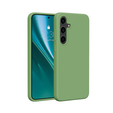 Etteri Silicone tok Samsung Galaxy S25 Plus - világoszöld tok és táska