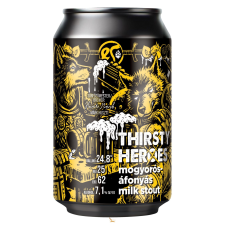  Etyeki Thirsty Heroes milk stout ( 0,33L) (7,1 %) sör