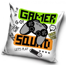 EU Gamer mintás párnahuzat 40x40 cm Nr2 lakástextília