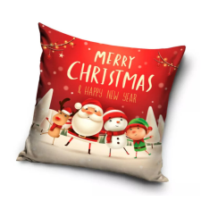 EU Merry Christmas, Karácsony párnahuzat 40x40 cm Nr5 lakástextília