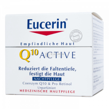 Eucerin Q10 Active ránctalanító éjszakai arckrém érzékeny bőrre 50 ml (63417) arckrém