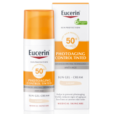 EUCERIN SUN FF50 PHOTOAGING CONTROL SZÍNEZETT FAIR 50ML naptej, napolaj
