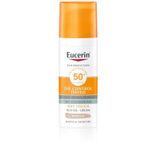 Eucerin Sun Oil Control - színezett, közepesen sötét, SPF50+, 50ml naptej, napolaj