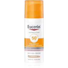 Eucerin Sun Pigment Control Tinted Védőemulzió a bőr hiperpigmentációja ellen SPF 50+ árnyalat Medium 50 ml naptej, napolaj