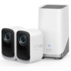 Eufy ANKER EUFYCAM S300 Biztonsági Kamera Rendszer (2+1) 4K, AI Arcfelismerés, Beépített lámpa, kültéri - T8881321