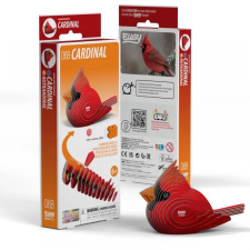 Eugy 3D puzzle játék 27 darabos Vörös kardinálispinty puzzle, kirakós