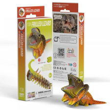 Eugy 3D puzzle játék 32 darabos Galléros gyík puzzle, kirakós