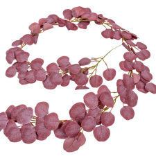  Eukaliptusz girland bordó M185cm dekorációs kellék