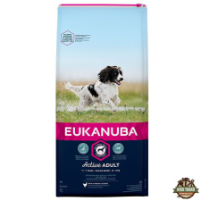 Eukanuba Adult Medium kutyatáp 15kg kutyaeledel