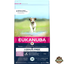 Eukanuba Puppy & Junior Grain Free Small & Medium Ocean Fisch 3kg kutyaeledel