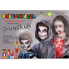 Eulenspiegel 6 színű arcfesték paletta - "Gruselkids paletta" arcfesték