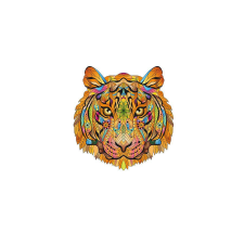 Eureka Fa puzzle – Tigris (FSC-wood) puzzle, kirakós