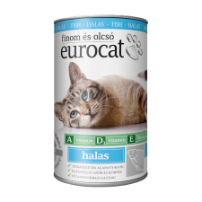 ,Euro Pet, Euro Cat Konzerv Macskáknak (Hal) - 415 g macskaeledel