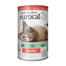 ,Euro Pet, Euro Cat Konzerv Macskáknak (Marha) - 415 g macskaeledel