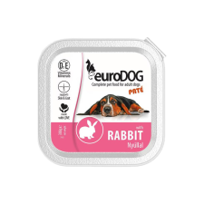 ,Euro Pet, Euro Dog Paté Alutálcás Kutyaeledel (Nyúl) - 300 g kutyaeledel
