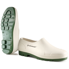 Euro Protection Cipő nitriltalpú zoknira húzható víz/lúgálló fehér/oliva 41
