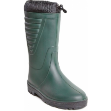 Euro Protection Csizma szõrmés PVC anyagból mûszõrme béléssel kötõs üvegzöld 42 munkavédelmi cipő