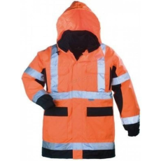 Euro Protection Kabát Kanata 4:1 Hi-Viz PE narancs/kék S