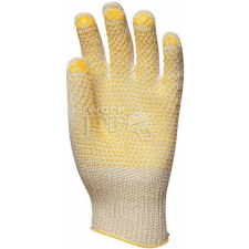 Euro Protection Kesztyû vékony pettyezett abralon vágás vágásbiztos fehér 10 védőkesztyű