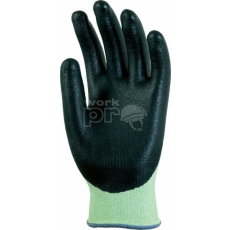Euro Protection Kesztyű 5-ös vágásálló dyneema/üvegszál vágásbiztos fekete/zöld 10