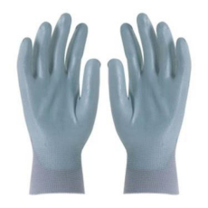 Euro Protection Kesztyű tenyéren mártott poliuretán szellőző kézhát (100%nylon) szürke 6
