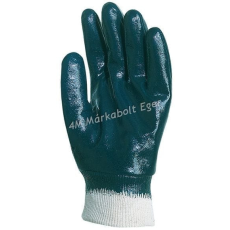 Euro Protection Kézháton csuklóig teljesen mártott kék nitril kesztyű