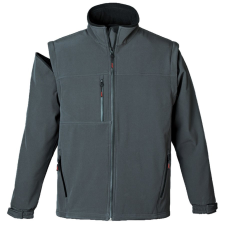 Euro Protection Yang férfi softshell kabát (szürke, L) munkaruha