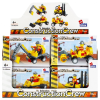 Euro-Trade Alleblox kompatibilis építőjáték Construction Crew Építőjárművek 45-59 db (többféle) 1 db