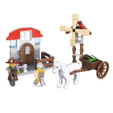 Euro-Trade Építőjáték Alleblox Homestead 183db barkácsolás, építés