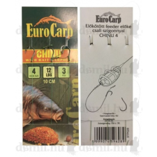 Eurocarp előkötött feeder előke csaliszigonnyal Chinu-4 10cm 12lbs horgászkiegészítő