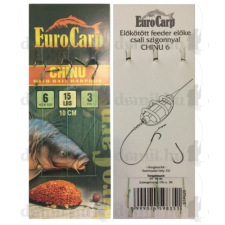 Eurocarp előkötött feeder előke csaliszigonnyal Chinu-6 10cm 15lbs horgászkiegészítő