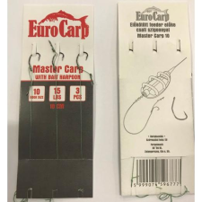  Eurocarp Előkötött feeder előke csaliszigonnyal Master Carp-6 10cm 15lbs horog
