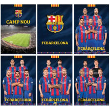 Eurocom FC Barcelona A/4 kockás füzet füzet