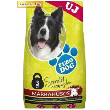  EuroDog száraz kutyatáp 3 kg – marhás eledel kutyaeledel