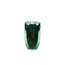 Eurofirany Molly2 üveg váza Zöld 16x28 cm dekoráció