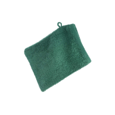 Eurofirany Mosdókesztyű - Pamut - 16x21 cm - Palackzöld babaápolási kellék