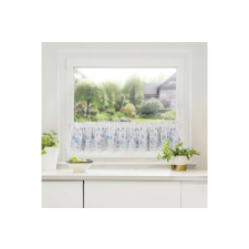 Eurofirany Zoja vitrázs függöny Fehér/kék 30x150 cm lakástextília