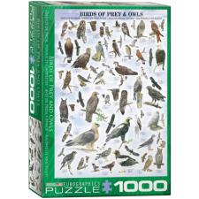 Eurographics 1000 db-os puzzle - Birds of Prey & Owls (6000-0316) puzzle, kirakós