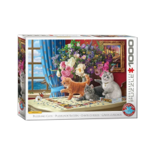 EuroGraphics 1000 db-os puzzle - Puzzling Cats (6000-5914) puzzle, kirakós