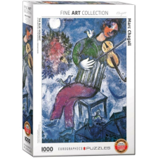 Eurographics 1000 db-os puzzle - The Blue Violinist, Chagall (6000-0852) puzzle, kirakós