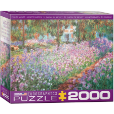 Eurographics 2000 db-os puzzle - Monet's Garden, Claude Monet (8220-4908) puzzle, kirakós