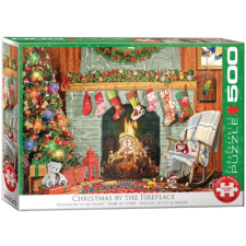 Eurographics 500 db-os puzzle - Christmas by the Fireplace (6500-5502) puzzle, kirakós