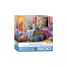 EuroGraphics 500 db-os puzzle - Knittin' Kittens (8500-5500) puzzle, kirakós