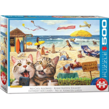 Eurographics 500 db-os puzzle - No cats allowed by Lucia Heffe (6500-5879) puzzle, kirakós